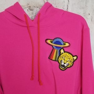 Upcycled Crop Hoodie